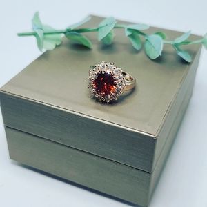 Zirconia Rose ring